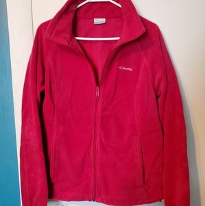 Raspberry pink Columbia fleece
